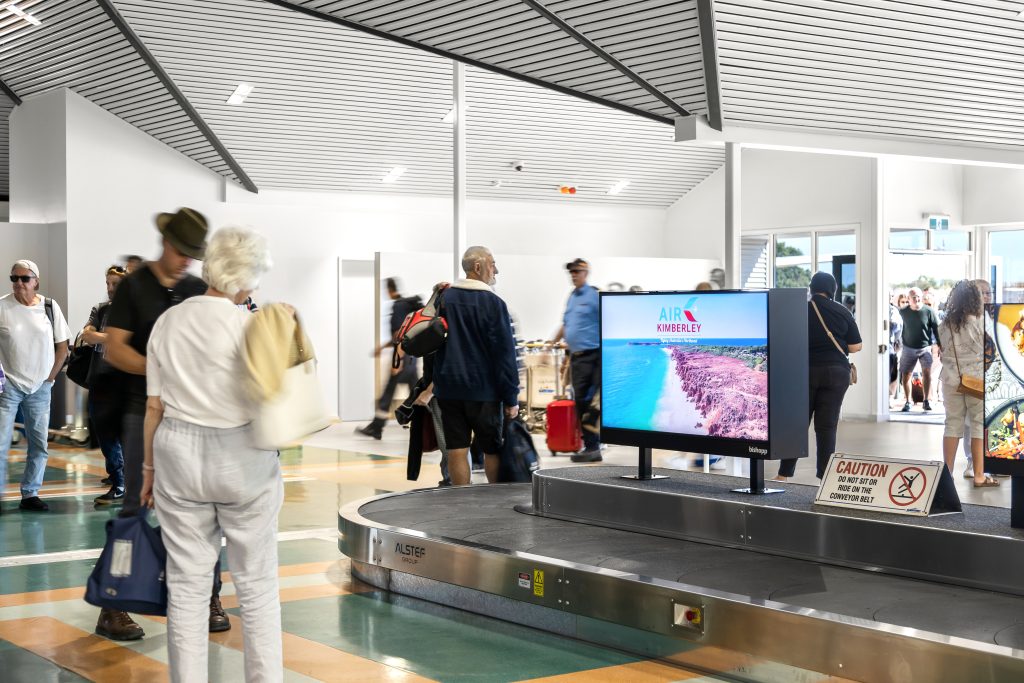 Broome International Airport Bag Claim Digital Billboard