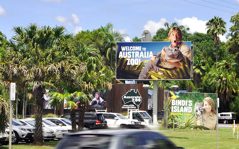 Billboard Extensions Australia Zoo Advertisement