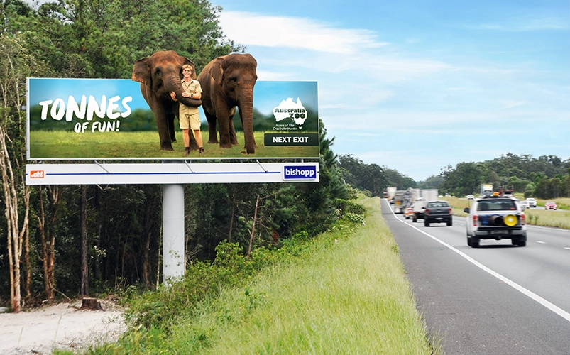 QLD Bruce Highway OOH Billboard Advertisement with Extension