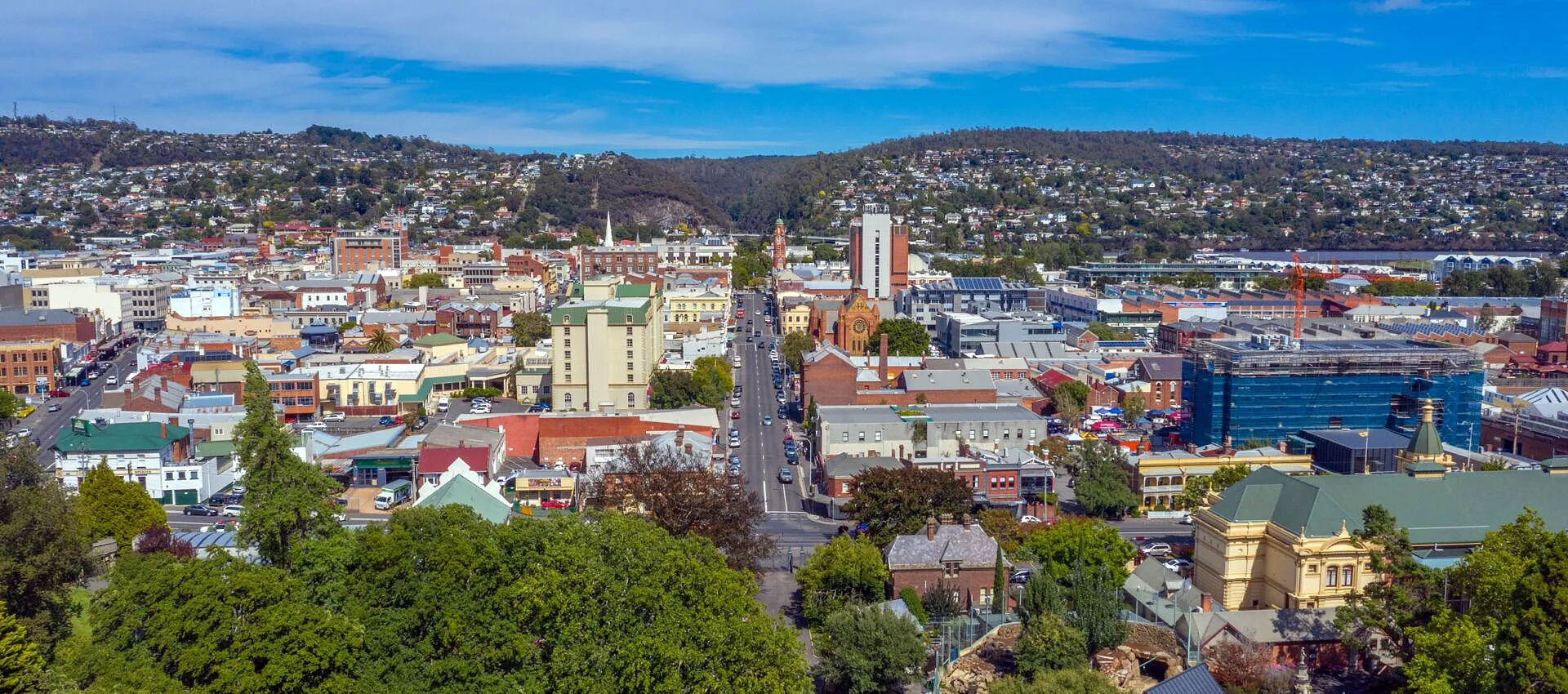 Aerial View of Launceston Australia – Bishopp Airport Advertising