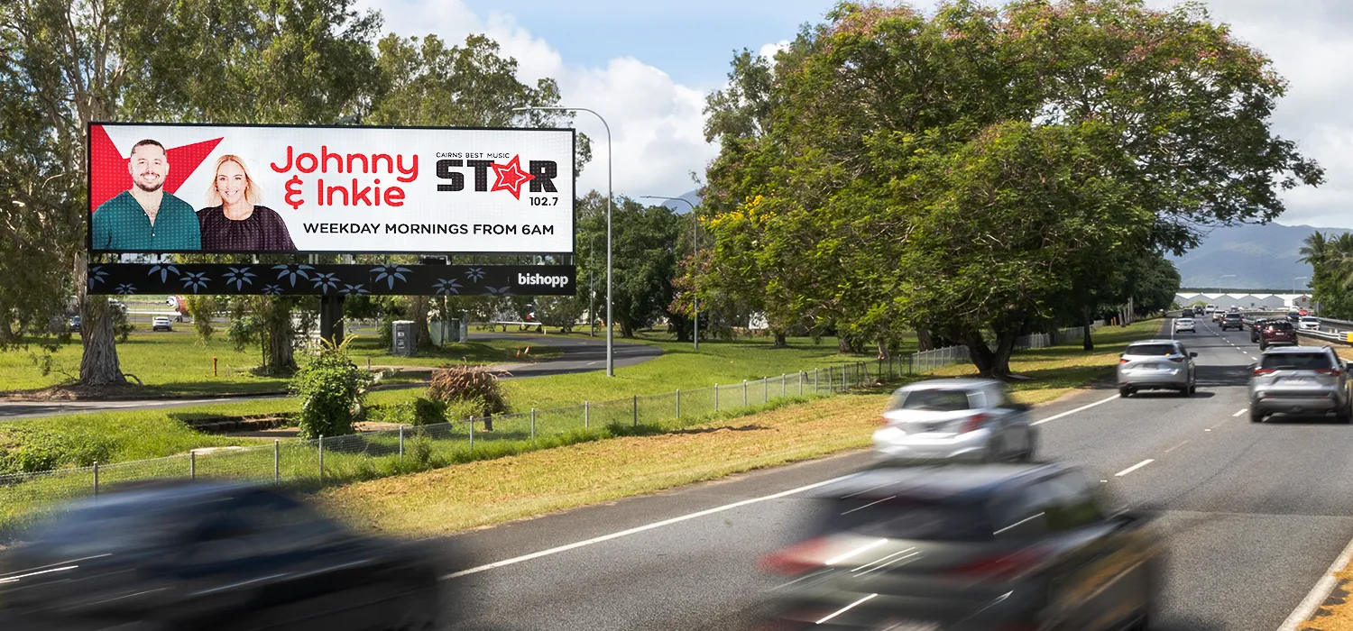 Cairns, Captain Cook Highway A Digital Billboard